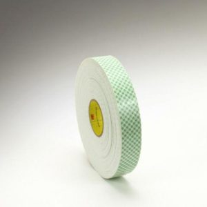 3M™ Double Coated Urethane Bọt Tape 4016 có màu trắng nhạt, dày 0,0625 in (1,6 mm), được bọc hai lớp, băng xốp urethane mang lại độ bền cắt cao. Đó là lý tưởng cho các ứng dụng như gắn bảng hiệu nội thất và bảng tên.