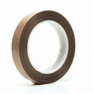 Băng keo vải thủy tinh và nhựa PTFE 3M™ 5451 là một lớp băng keo vải sợi thủy tinh màu nâu kết hợp với nhựa PTFE (Polytetrafluoroethylene) và bề mặt phủ chất kết dính silicone nhạy áp.