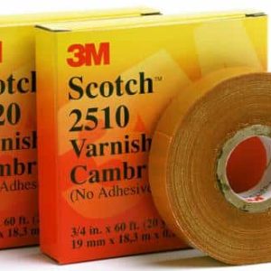 Băng vải lanh mịn tẩm vécni Scotch 2520 là màng vải lanh dệt được cắt thẳng, tẩm dầu và phủ lớp vecni cách điện cao cấp màu vàng. Dẻo linh hoạt, chống ẩm với bề mặt mịn. Khả năng cách điện tuyệt vời với tính năng chống đâm thủng và chống cắt. Lớp keo nhạy áp sẽ giữ băng ở đúng vị trí. Tính năng điện ổn định ở nhiệt độ 105 độ C, dày 8 mil