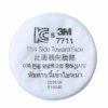 Tấm lọc bụi 3M™ 7711 dùng kếp hợp với phin lọc dòng 3M™ 3000 đế sử dụng với mặt nạ sử dụng nhiều lần dòng một phin lọc 3M™.